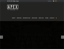 Tablet Screenshot of apexcycleshop.com
